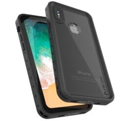 IPhone X Waterproof IP68 Case, Punkcase [Clear] [StudStar Series] [Slim Fit] [Dirtproof] -Phone Vibe Shop view1 studstar iphone8 a21a9e20 4bc5 410e b677 4137b3543fa0