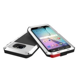 Galaxy S6 EDGECase, PUNKcase Metallic Silver ShockproofSlim Metal -Phone Vibe Shop view d147e38f f549 4c14 b869 061cc8b28b16