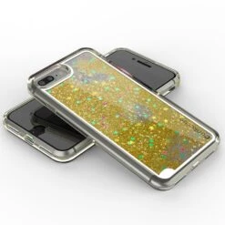 IPhone 8+ Plus Case, PunkСase LIQUID Gold Series, Protective Dual Layer Floating Glitter Cover -Phone Vibe Shop view liquid iphone 7plus 592d0d95 4e2c 4ff8 ae3d dd94c1542c6a