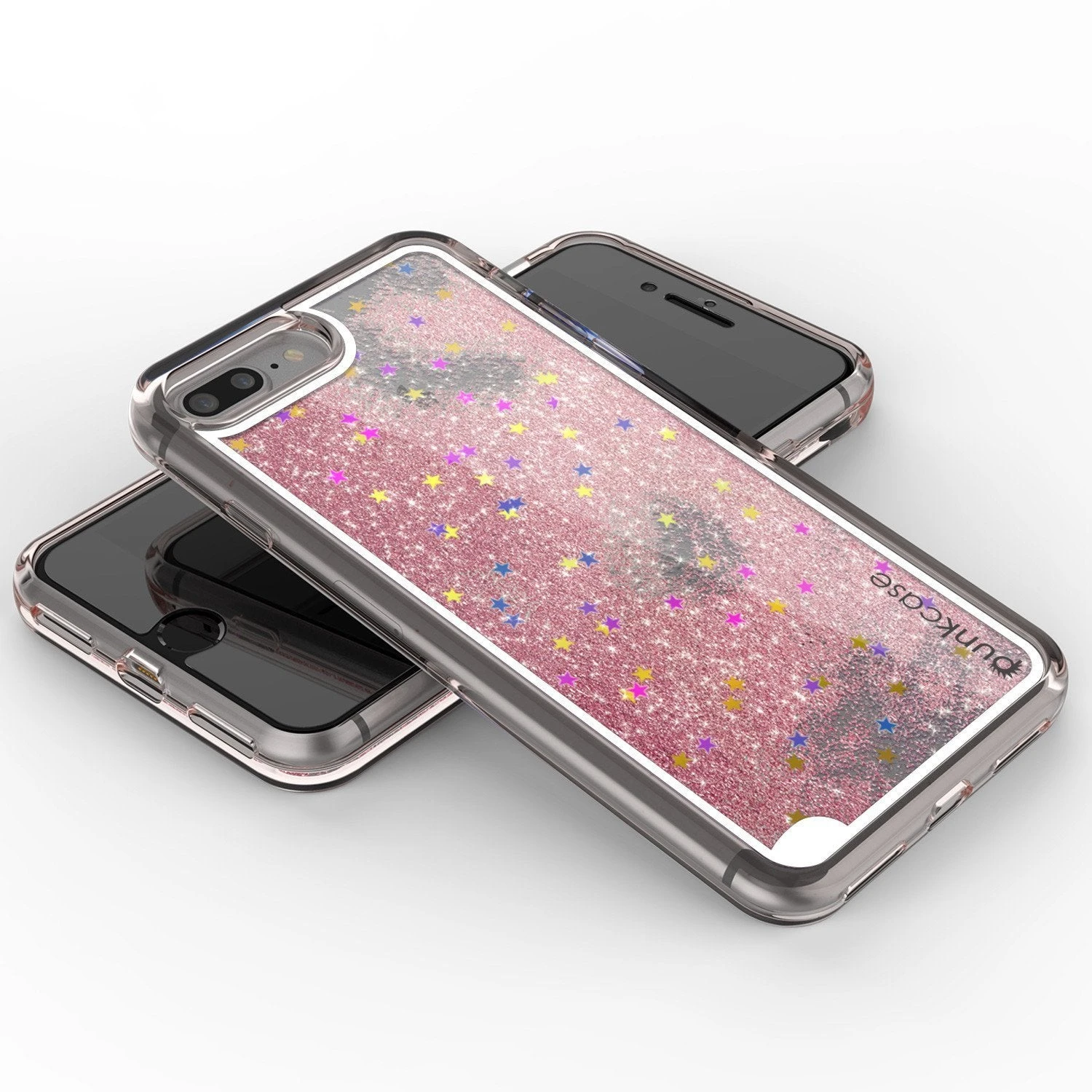 IPhone 8+ Plus Case, PunkCase LIQUID Rose Series, Protective Dual Layer Floating Glitter Cover 6 IPhone 8+ Plus Case, PunkCase LIQUID Rose Series, Protective Dual Layer Floating Glitter Cover - Image 4